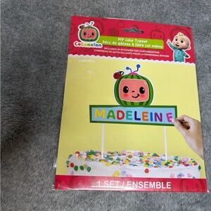 COCOMELON BIRTHDAY DIY CAKE TOPPER SET  NEW SEALED